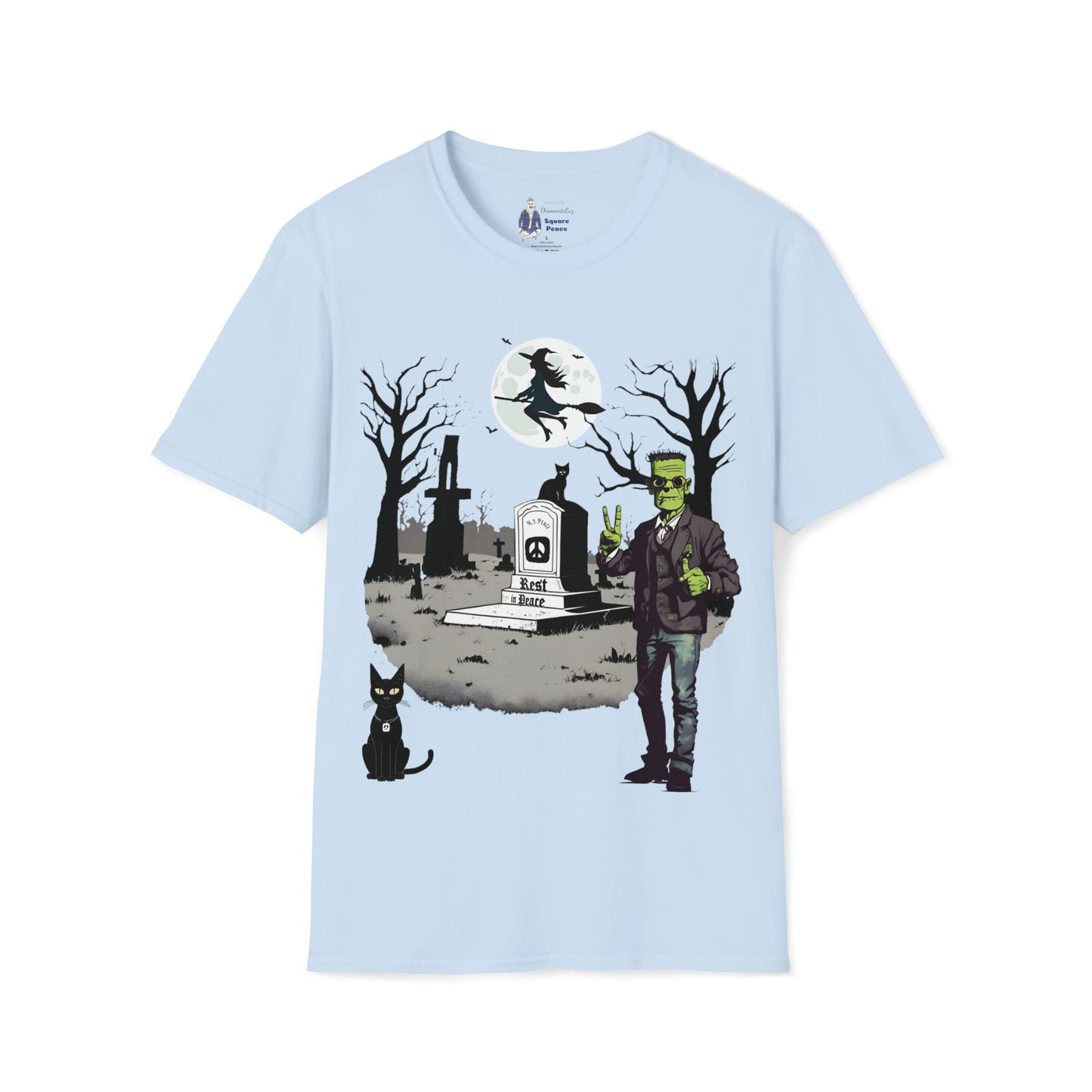 R.I.Peace Graveyard T-Shirt for Halloween