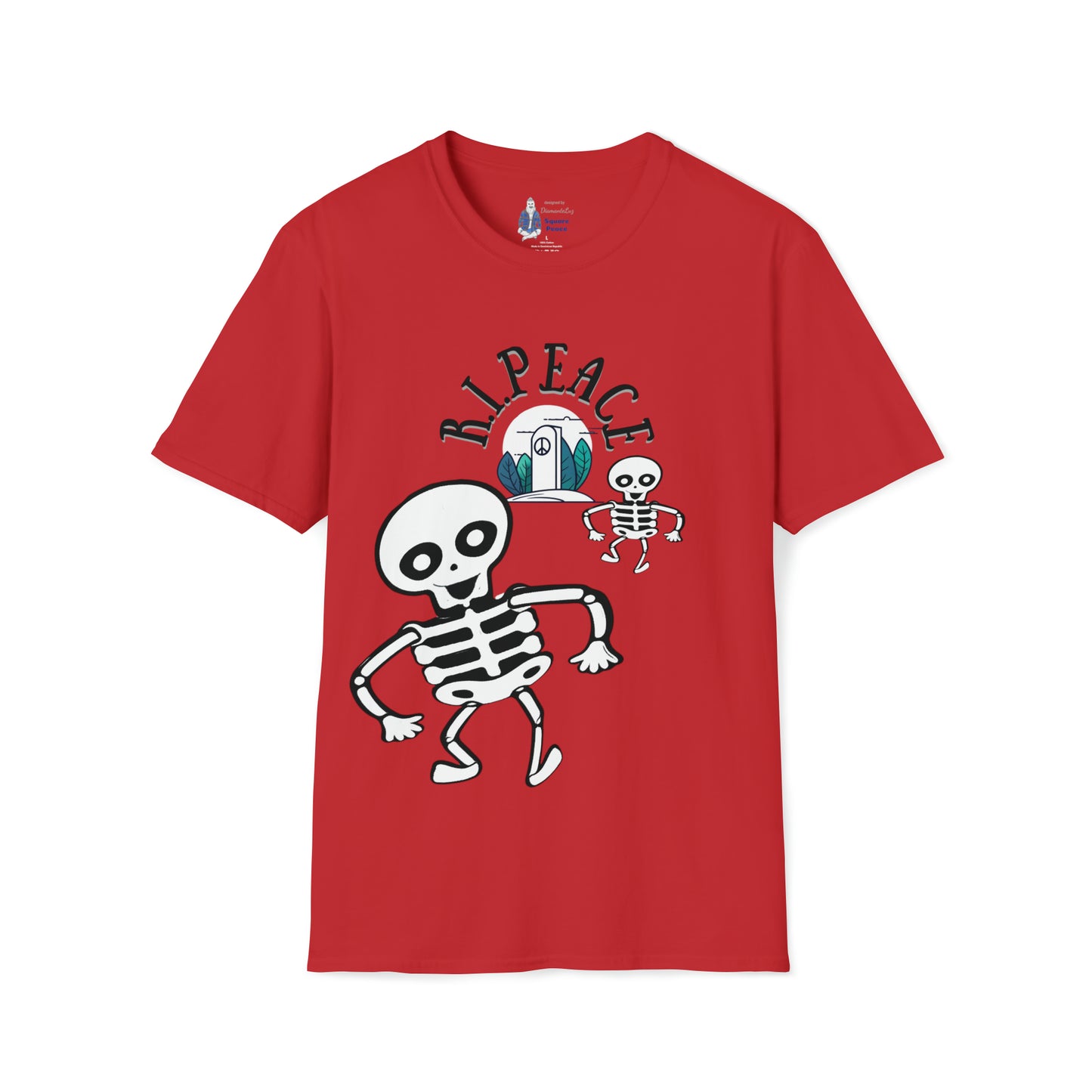 R.I.Peace Dancing Skeletons T-Shirt for Halloween