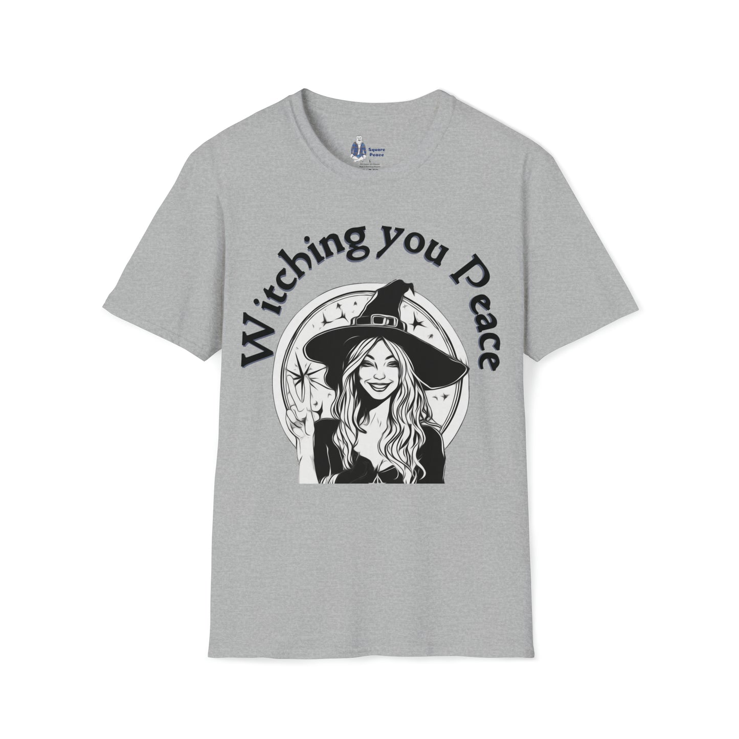 Witching You Peace T-Shirt for Halloween