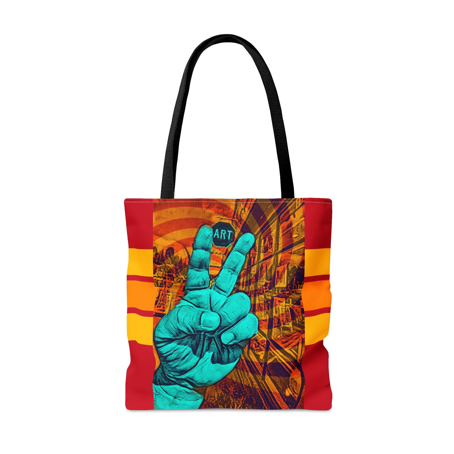 Peace & Art Tote Bag