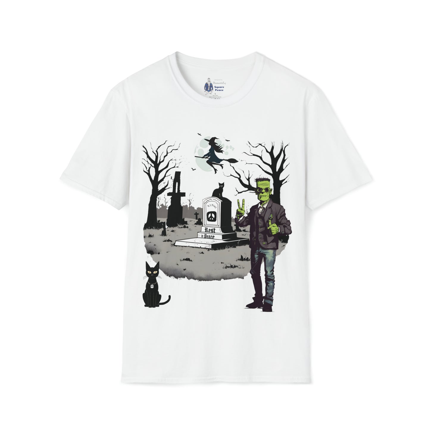 R.I.Peace Graveyard T-Shirt for Halloween