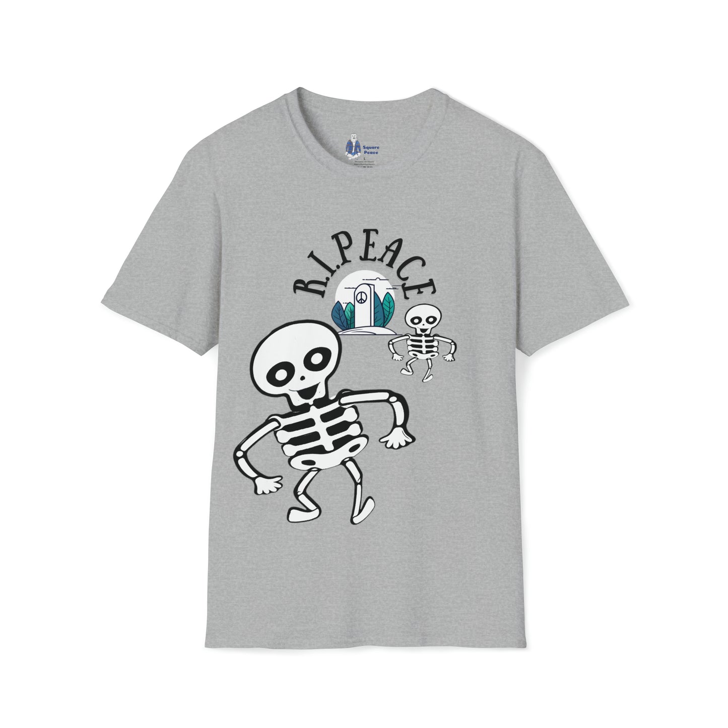 R.I.Peace Dancing Skeletons T-Shirt for Halloween