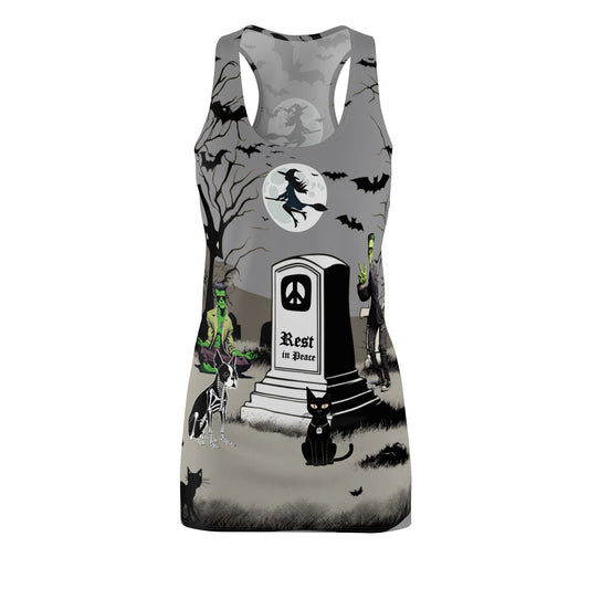 Night of Peace Sleeveless Racerback dress for Halloween