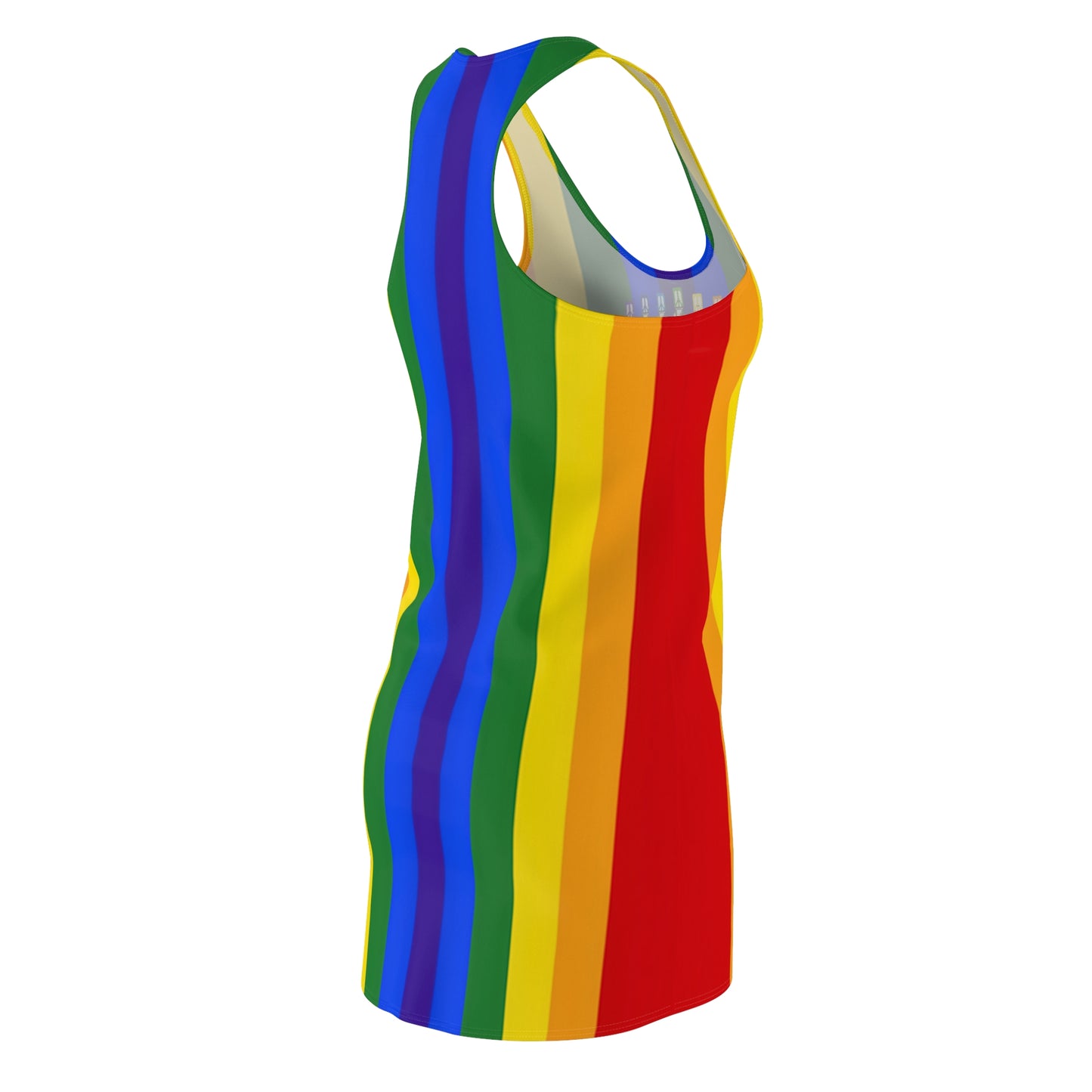 Diverse Peace Pride Racerback Sleeveless Dress