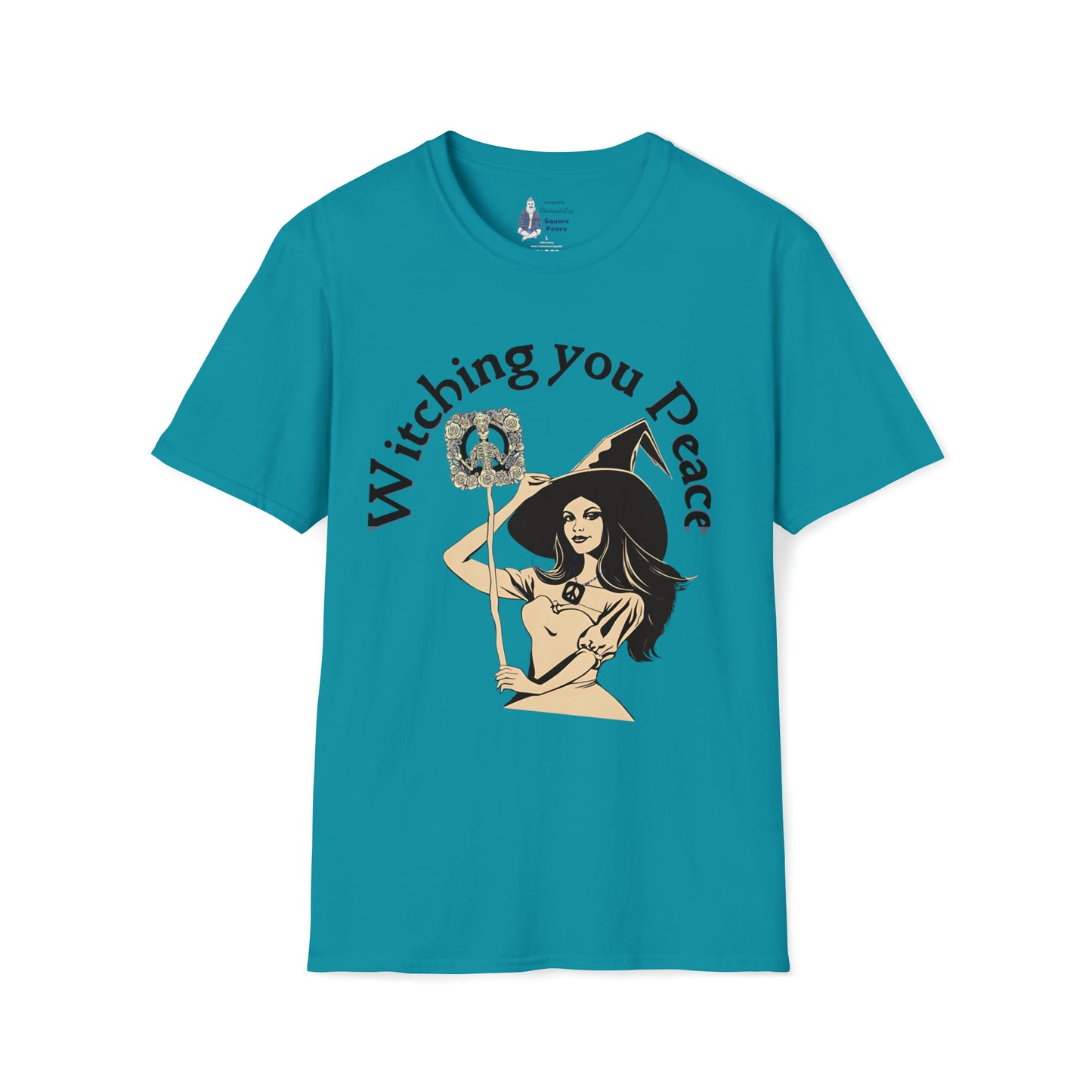 Witching You Peace T-Shirt for Halloween