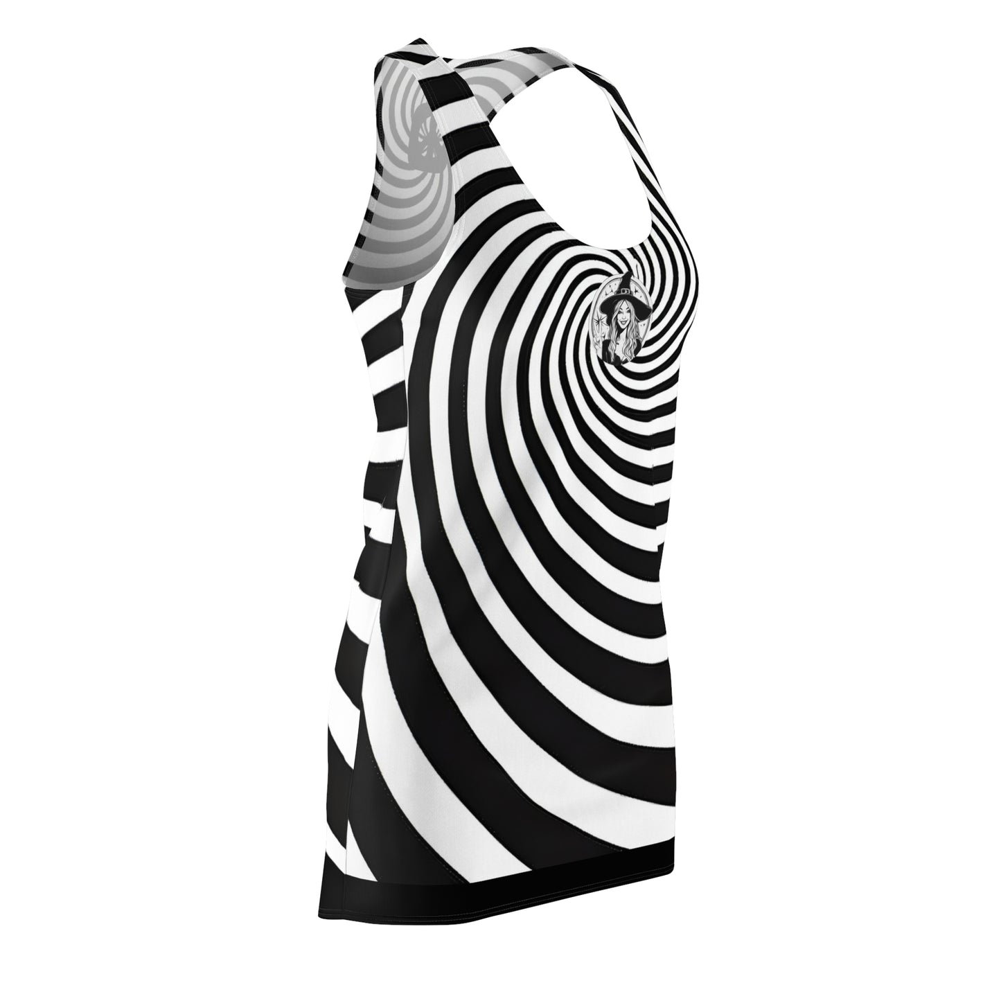 Witching You Peace Racerback Sleeveless Dress for Halloween