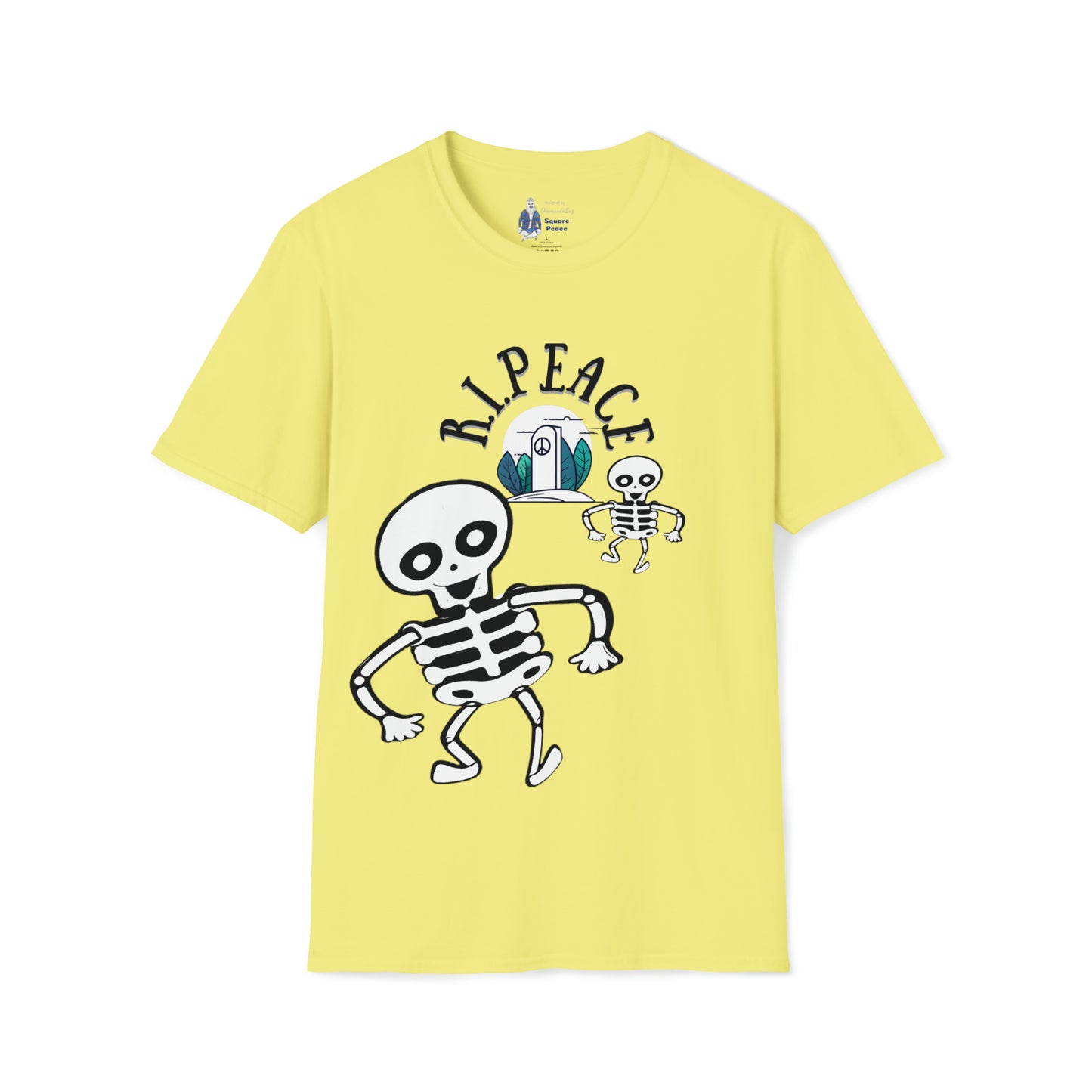 R.I.Peace Dancing Skeletons T-Shirt for Halloween