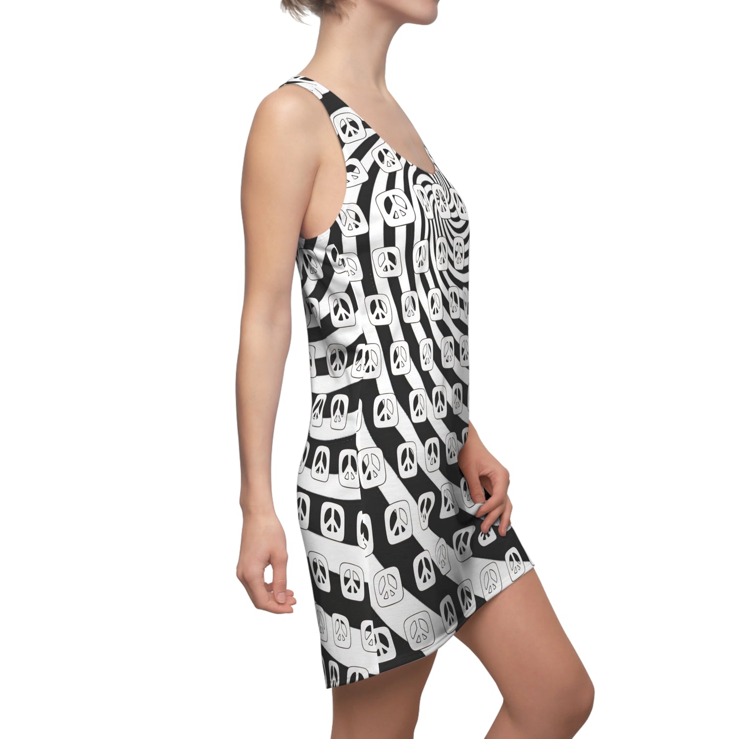 Hypnotic Peace Racerback Sleeveless Dress