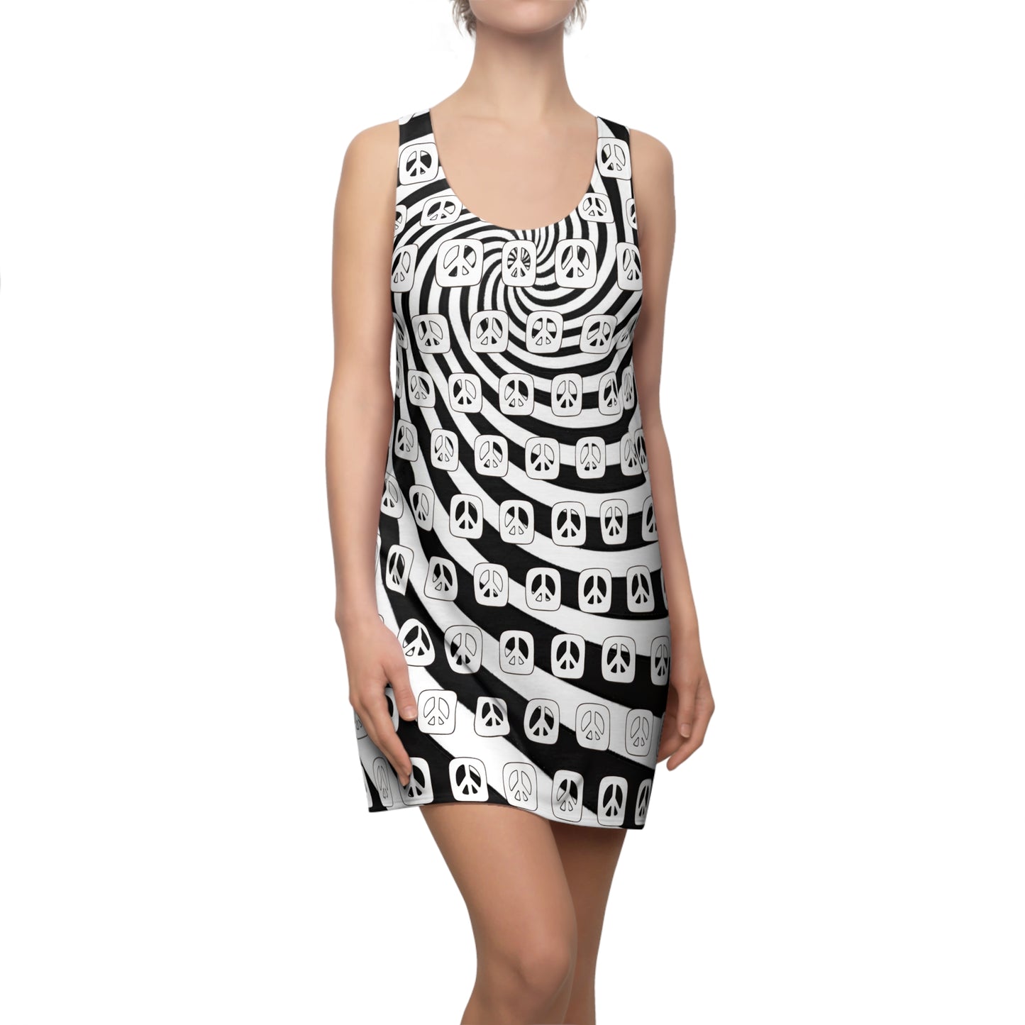 Hypnotic Peace Racerback Sleeveless Dress