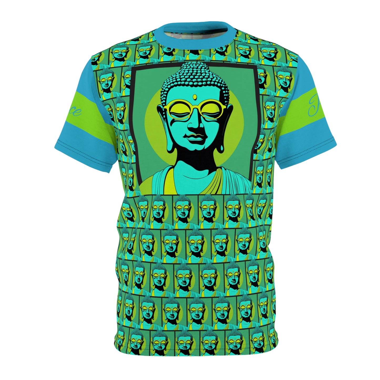 Pop Art Buddha Wearing Shades Pull-over Shirt