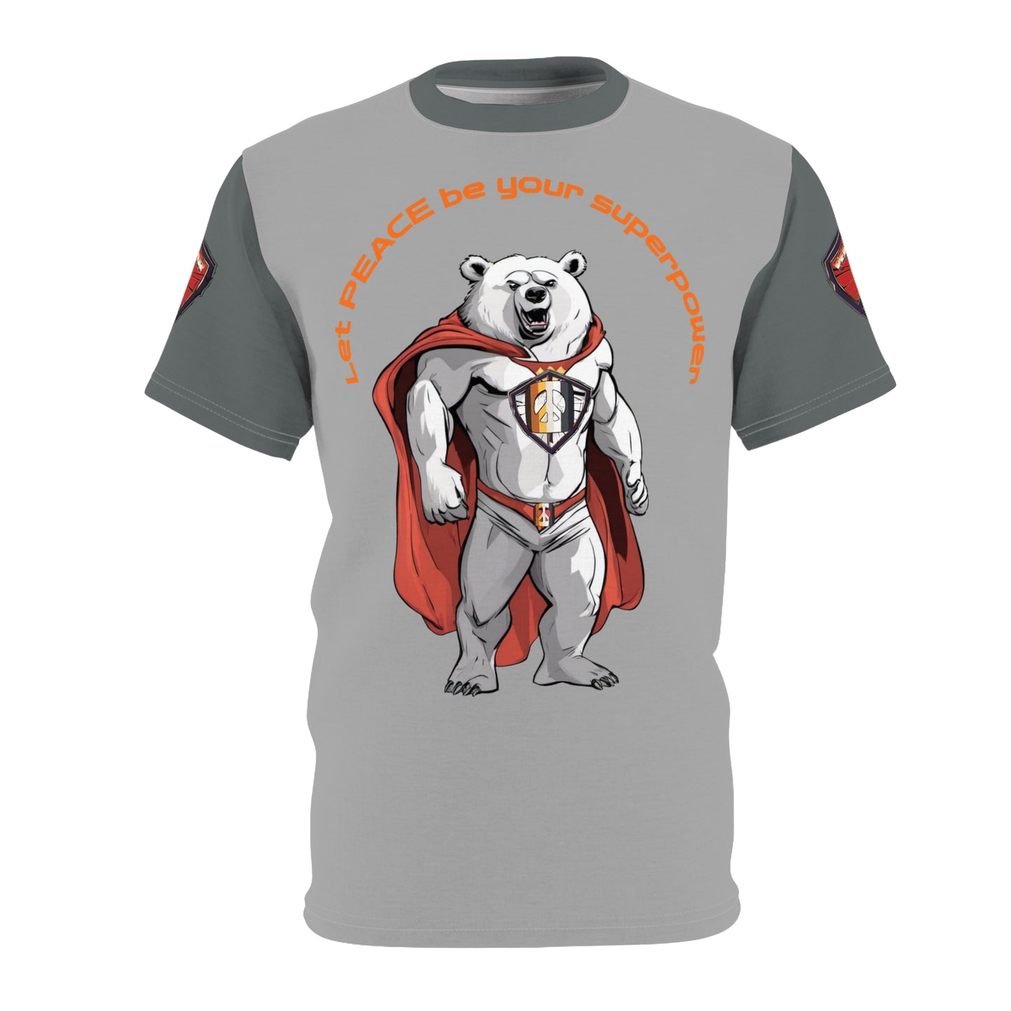 Let Peace Be Your Superpower Bear Tee